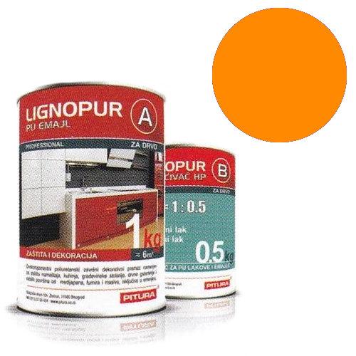 LIGNOPUR PU EMAJL ORANŽ/RAL