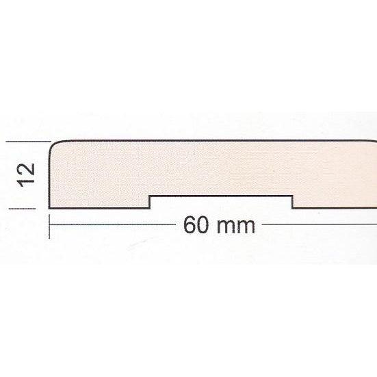 Dekorativne pervajz lajsne MP-B 6cm — 1,8–2,2 m