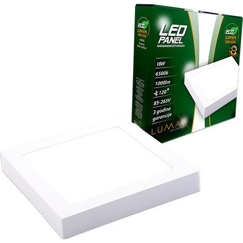 LUMAX nadgradni LED panel ECO — 18W — HOBA.RS