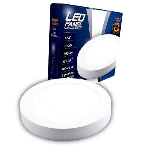 LUMAX LED PANEL NADGRADNI okrugli 12/18/24/36 W