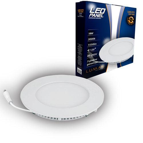 LUMAX LED PANEL UGRADNI okrugli 3W/18W/24W