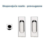 UKOPAVAJUĆA PRAVOUGAONA ROZETA ZA KLIZNA VRATA- FORME