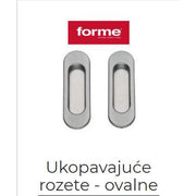 UKOPAVAJUĆA OVALNA ROZETA ZA KLIZNA VRATA- FORME