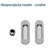 UKOPAVAJUĆA OVALNA ROZETA ZA KLIZNA VRATA- FORME