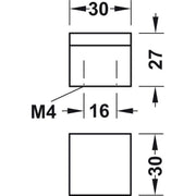 HÄFELE 110.24. RUČICE ZA NAMEŠTAJ "FINGER PULL HANDLES"