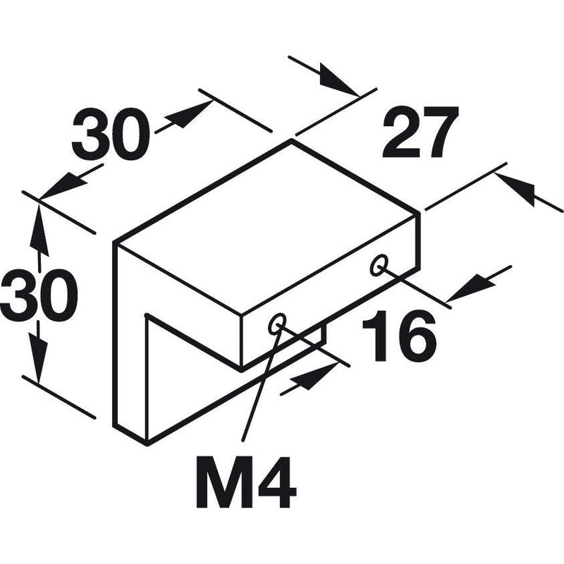 HÄFELE 110.24. RUČICE ZA NAMEŠTAJ "FINGER PULL HANDLES"