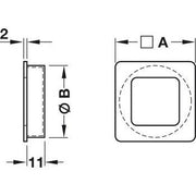 HÄFELE 155.00 UKOPAVAJUĆE RUČICE ZA NAMEŠTAJ "INSET HANDLES" 2