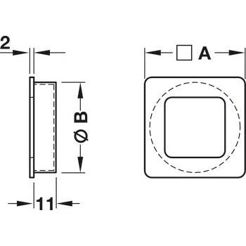 HÄFELE 155.00 UKOPAVAJUĆE RUČICE ZA NAMEŠTAJ "INSET HANDLES" 2