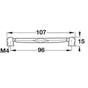 HÄFELE 120.94 RUČICE ZA NAMEŠTAJ "DROP PENDANT HANDLE"