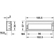 HÄFELE 155.00 UKOPAVAJUĆE RUČICE ZA NAMEŠTAJ "INSET HANDLES" 3