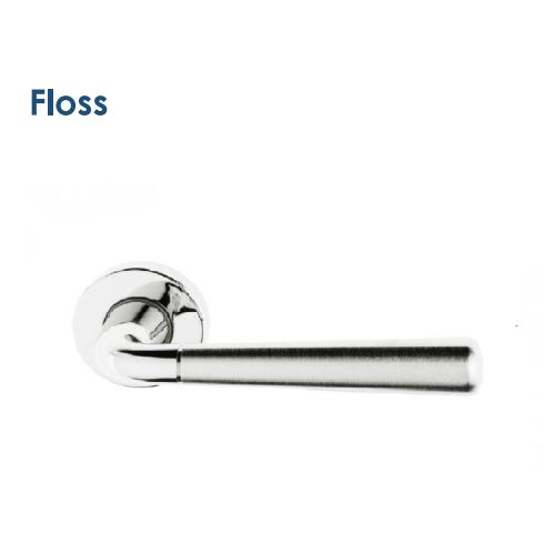 KVAKA SA ROZETOM ZA VRATA -  FLOSS 2/ SET