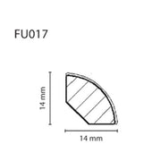 MEDIJAPAN MDF VINER U FOLIJI FU017/ BELA