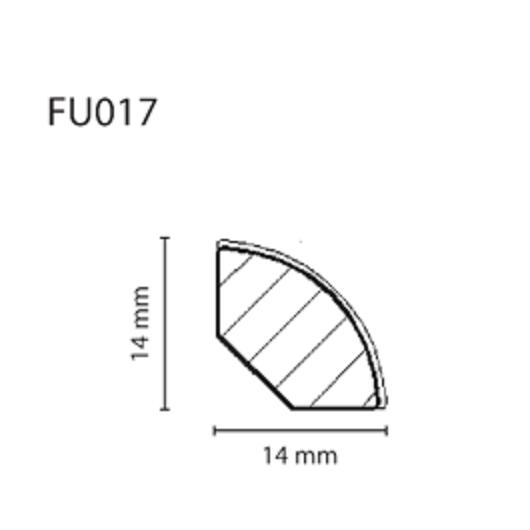 MEDIJAPAN MDF VINER U FOLIJI FU017/ BELA