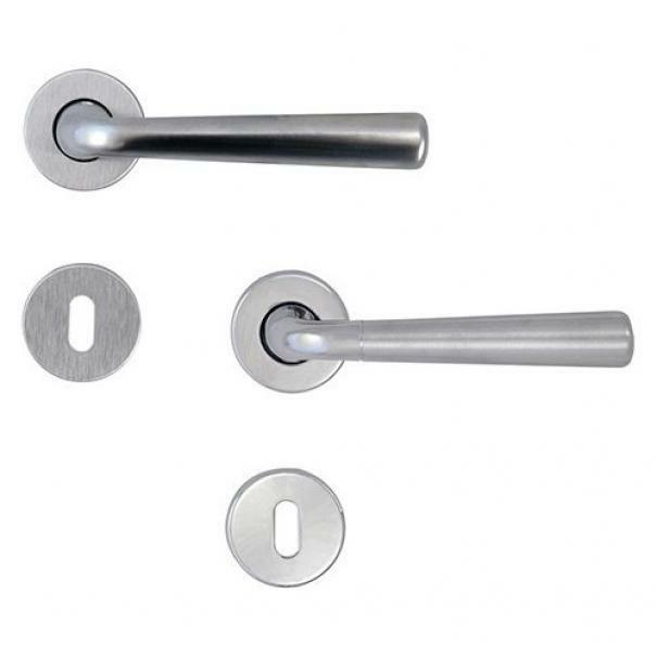 KVAKA SA ROZETOM ZA VRATA -  FLOSS/ SET/ Hrom sjaj