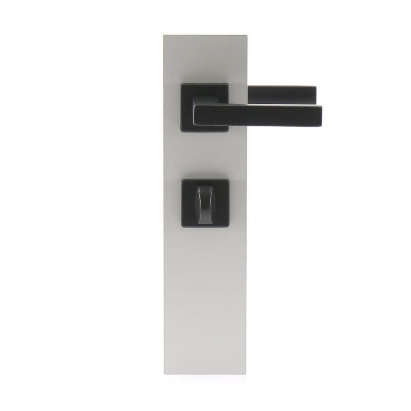 HOPPE Garnitura kvaka AUSTIN sa plitkom rozetnom, WC, aluminijum