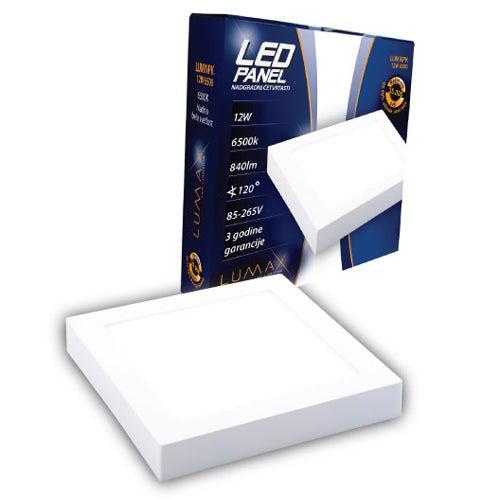 LUMAX LED PANEL NADGRADNI četvrtasti 12W