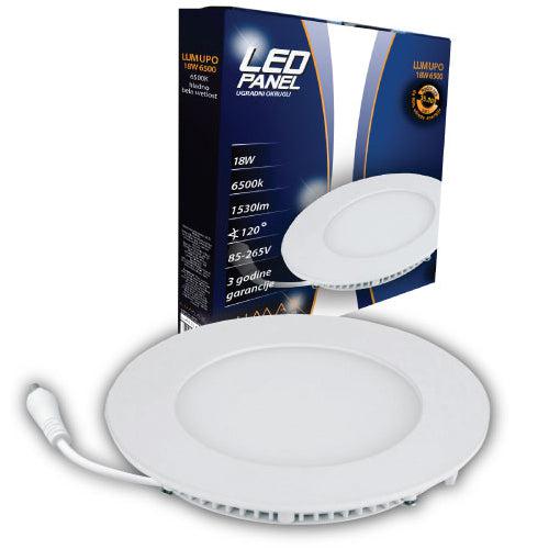 LUMAX LED PANEL UGRADNI okrugli 3W/18W/24W