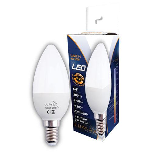 LUMAX LED sijalica E14 - 6W