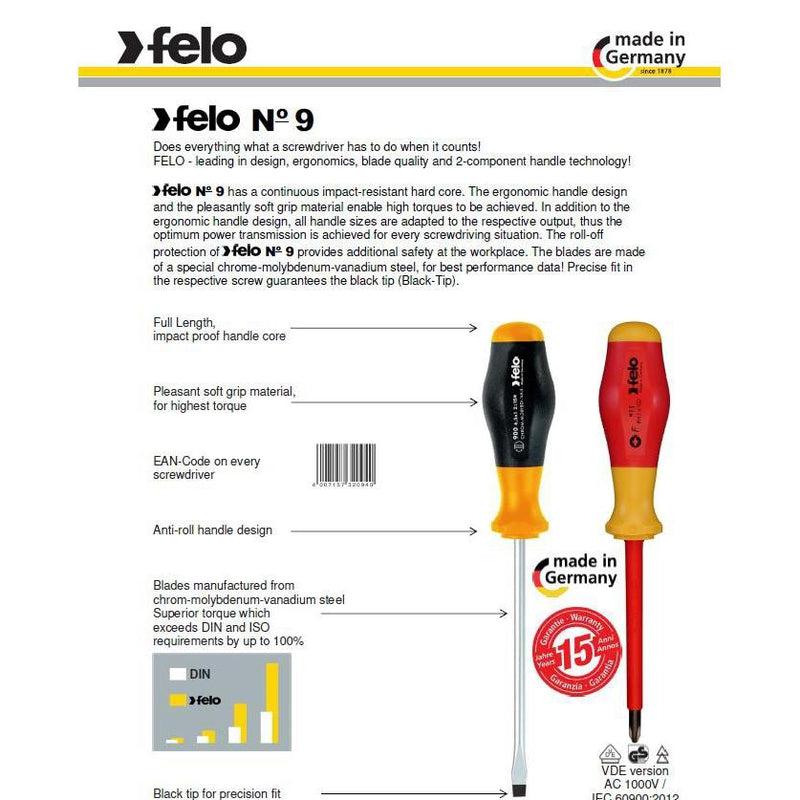 Set šrafcigeri Felo No. 9 SL/PZ 90095148 5 kom