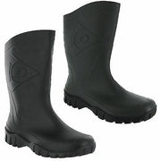 DUNLOP Dee Calf, crne kratke PVC čizme
