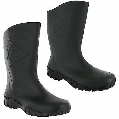 DUNLOP Dee Calf, crne kratke PVC čizme