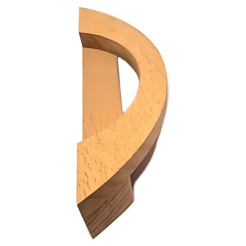 Drvena ručica za nameštaj- LUK